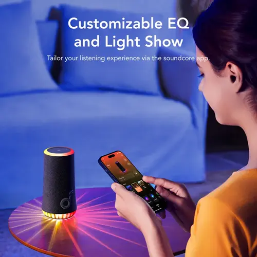 اسپیکر بلوتوثی قابل حمل انکر مدل Glow A3166011 (10)
